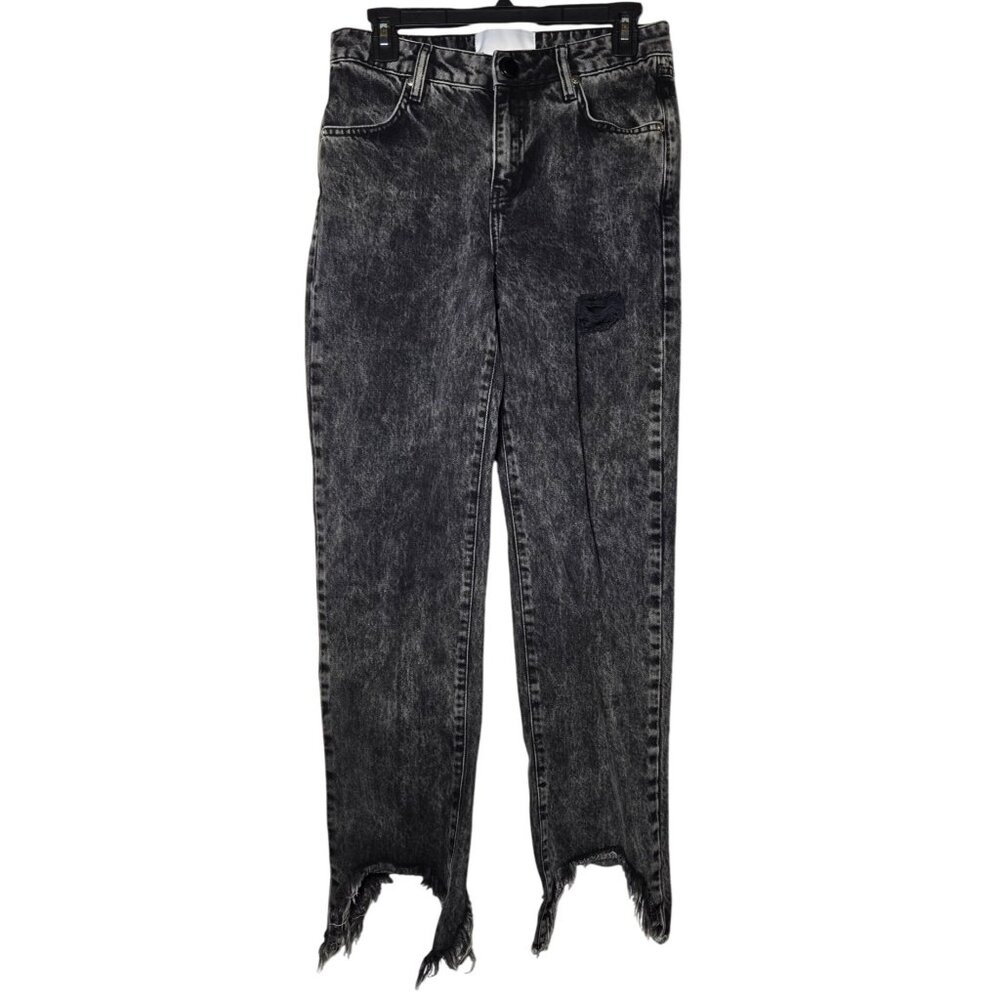 NGHTBRD Women Acid Wash High Rise Straight Leg Vintage Jeans Size 28 VoodooChild